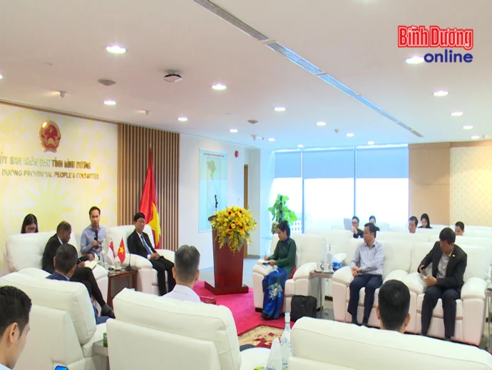 Bình Dương luôn là đối tác chiến lược quan trọng của Singapore