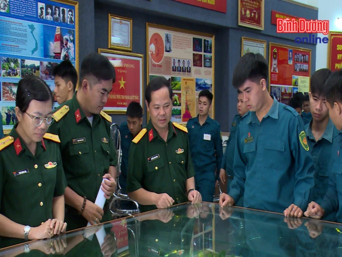 Lực lượng vũ trang TP.Tân Uyên phát huy hiệu quả phòng Hồ Chí Minh