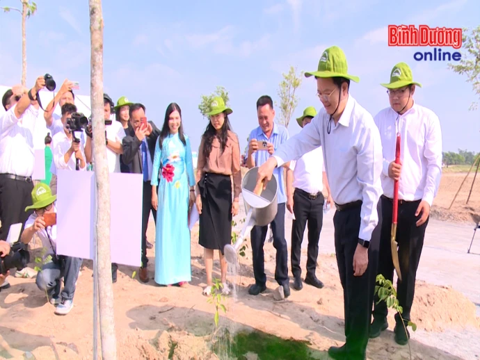 Bình Dương phát động Tết trồng cây “Đời đời nhớ ơn Bác Hồ”