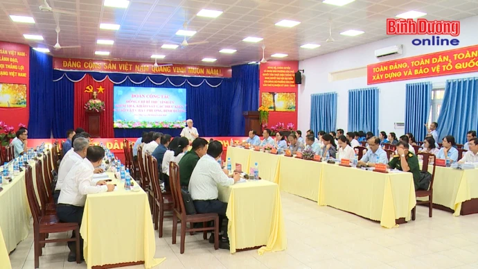 Bí thư Tỉnh ủy Nguyễn Văn Lợi: Phường mới phải thật sự gần dân, sát dân, phục vụ nhân dân tốt hơn