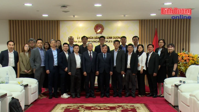 Lãnh đạo tỉnh tiếp và làm việc với Chủ tịch Tập đoàn MiTAC