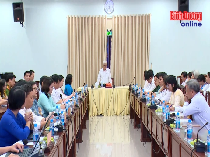 Bí thư Tỉnh ủy kiểm tra, khảo sát vận hành hệ thống chính trị phường Thủ Dầu Một