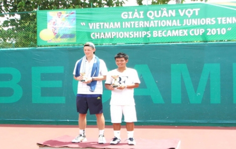 Kết thúc giải quần vợt U18 ITF, Becamex Cup 2010: Hoàng Thiên lần thứ hai lên ngôi vô địch