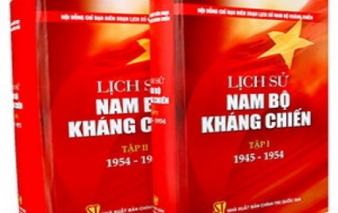 Lịch sử Nam Bộ kháng chiến là 1 bộ sách giá trị