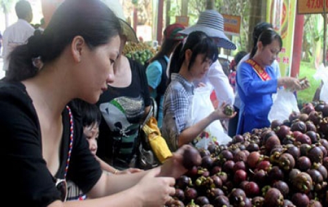 Măng cụt  Lái Thiêu đoạt giải nhất Hội thi trái ngon - an toàn