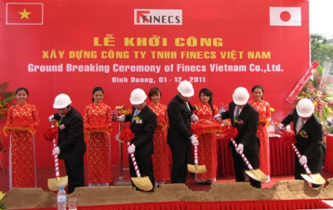 Finecs khởi công xây dựng nhà máy tại Khu công nghiệp VSIP I