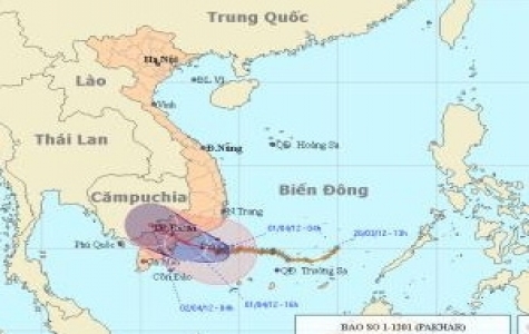 Hoàn lưu bão số 1 gây mưa to diện rộng