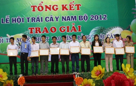 Lễ hội trái cây Nam bộ 2012: Nhiều nghệ nhân Bình Dương đoạt giải