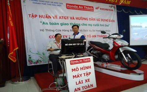 Honda An Thành tập huấn an toàn giao thông cho giáo viên tiểu học trên địa bàn TP.TDM