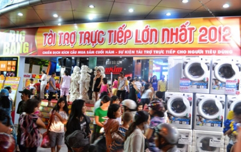 Chương trình “Tài trợ trực tiếp cho người tiêu dùng 2012” của Nguyễn Kim:  Tăng 9% doanh số bán hàng so với năm 2011