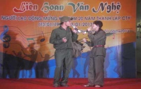 Công ty Cổ phần Khoáng sản và Xây dựng Bình Dương: Liên hoan văn nghệ kỷ niệm 20 năm ngày thành lập công ty