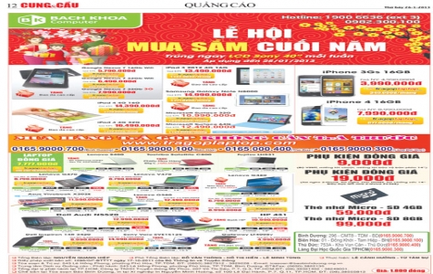 Báo Cung&Cầu số 41 (Thứ bảy ngày 26-1-2013)