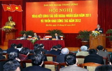 Công tác đối ngoại nhân dân 2012 đạt nhiều kết quả