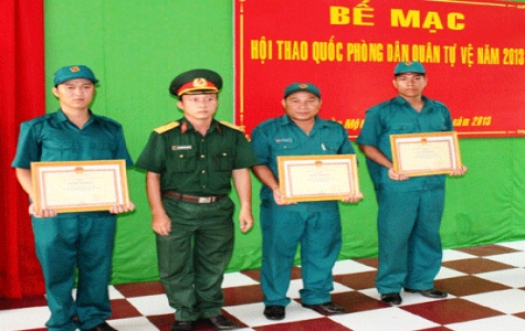 Hội thao Quốc phòng TP.TDM năm 2013: Đơn vị Chánh Mỹ đoạt giải nhất toàn đoàn