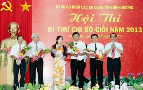 Đảng bộ khối Các cơ quan tỉnh Bình Dương tổ chức hội thi Bí thư chi bộ giỏi 2013