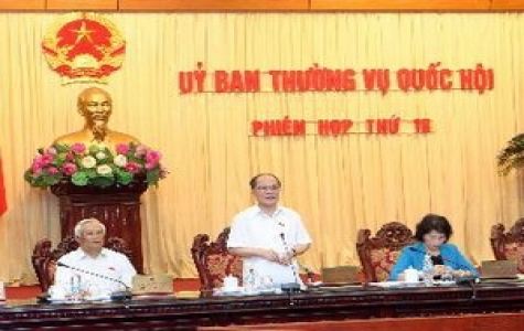 Khai mạc phiên 18 Ủy ban Thường vụ Quốc hội khóa XIII