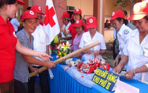 Hội Chữ thập đỏ TP.TDM: Đẩy mạnh mô hình nuôi heo đất tiết kiệm