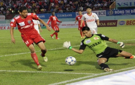 Kết quả vòng 14 V-League 2013:  “Quá đen”, B.Bình Dương bị cầm hòa đáng tiếc