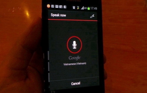 Ra lệnh tìm kiếm bằng tiếng Việt trên thiết bị Android
