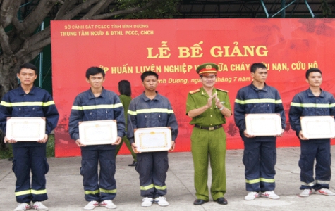 Huấn luyện nghiệp vụ PCCC lần II-2013