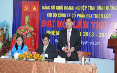 Đại hội Chi bộ Công ty cổ  phần Đại Thiên Lộc lần thứ II, nhiệm kỳ 2013 – 2015