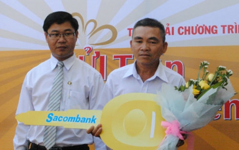 19 khách hàng Sacombank Bình Dương trúng thưởng chương trình khuyến mại