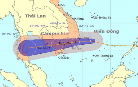 Bão số 13 sắp đổ bộ vào đất liền