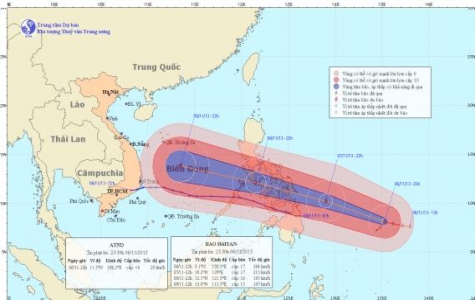 Tin bão gần biển Đông (bão HaiYan)