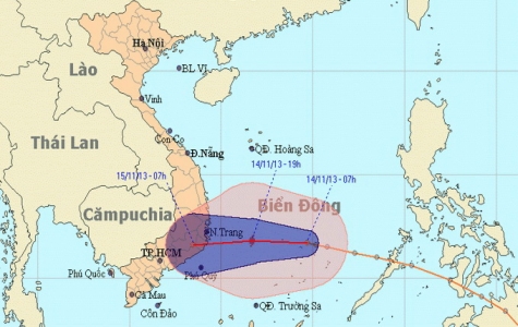 Áp thấp nhiệt đới diễn biến giống “bão” số 13