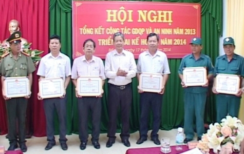 Bến Cát:  Triển khai kế hoạch công tác giáo dục quốc phòng - an ninh năm 2014