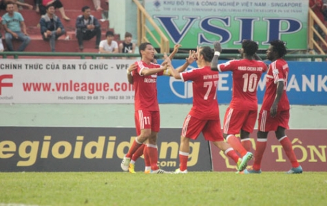 Vòng 12 V-League 2014, Hải Phòng - B.Bình Dương: B.Bình Dương vượt khó tại Lạch Tray?