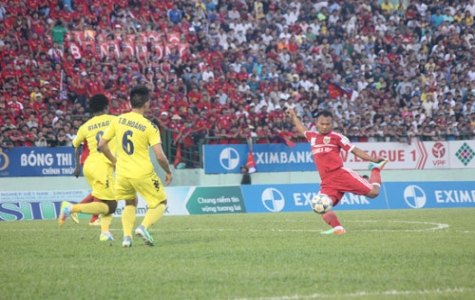 B.Bình Dương chuẩn bị cho trận tái đấu với SLNA ở vòng 14 V-League 2014: B.BD sẽ thay đổi nhiều vị trí