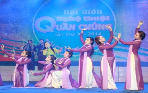 Khai mạc Hội diễn nghệ thuật quần chúng tỉnh Bình Dương năm 2014