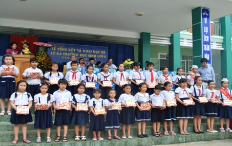 Trường tiểu học Chánh Mỹ, TP.TDM:  Năm học 2013-2014 tỷ lệ học sinh lên lớp đạt 98,3%