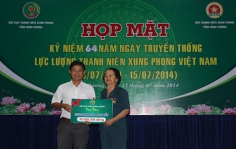 Họp mặt kỷ niệm 64 năm Ngày truyền thống lực lượng Thanh niên xung phong Việt Nam