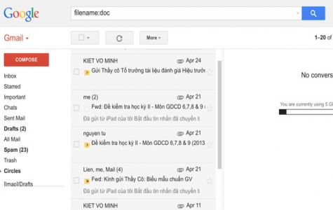 6 cách nhanh chóng dọn dẹp không gian lưu trữ cho Gmail