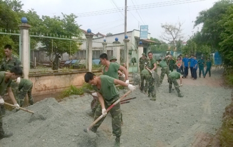 Tiểu đoàn 2, Lữ đoàn 434: Phối hợp xuất quân chỉnh trang đô thị