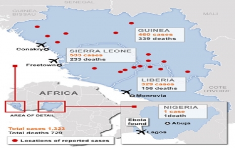 Thế giới đối mặt nguy cơ dịch Ebola lan rộng