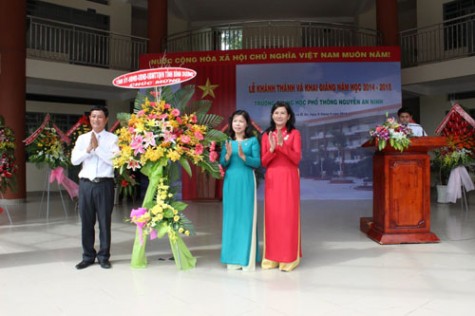 Trường THPT Nguyễn An Ninh khánh thành và khai giảng năm học 2014-2015