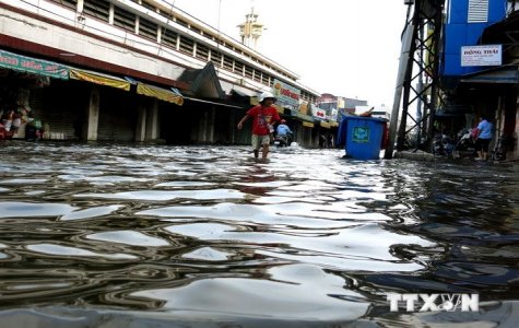 Tây Nguyên và Nam Bộ mưa  to, đề phòng triều cường ngập úng