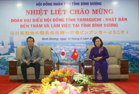 Đoàn đại biểu Hội đồng tỉnh Yamaguchi (Nhật Bản): Thăm và làm việc tại Bình Dương