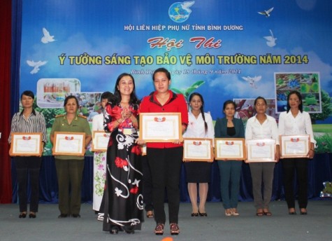 Hội thi “Ý tưởng sáng tạo bảo vệ môi trường năm 2014”