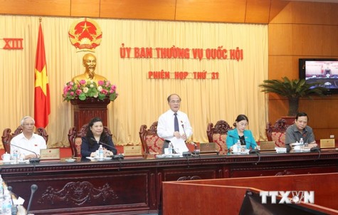 Khai mạc phiên họp thứ 31, Ủy ban Thường vụ Quốc hội khóa XIII