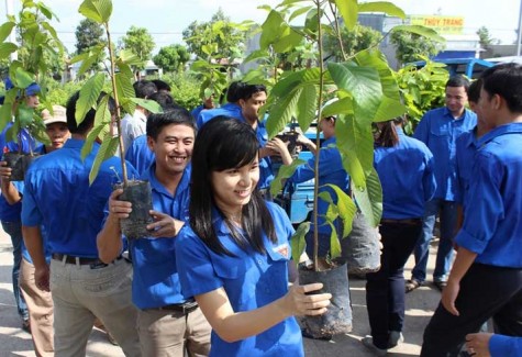 Cụm đoàn 2 đoàn khối Các cơ quan tỉnh: Hưởng ứng chiến dịch “Làm cho thế giới sạch hơn”