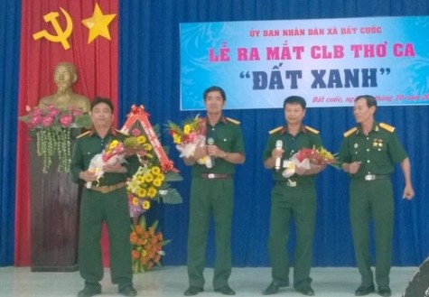 Lễ ra mắt CLB Thơ ca Đất Xanh