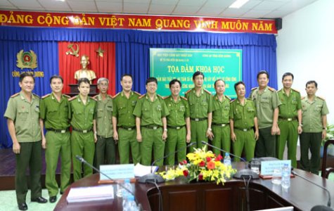 Công an tỉnh tổ chức tọa đàm khoa học