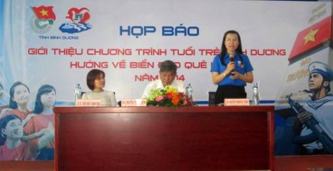 Họp báo chương trình “Tuổi trẻ Bình Dương hướng về biển đảo quê hương”