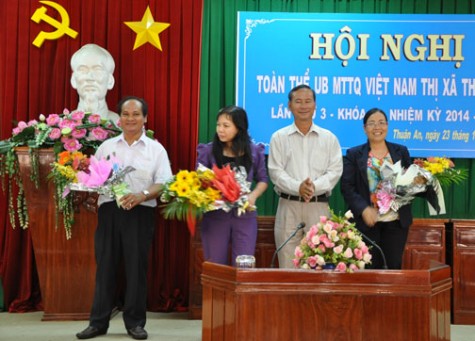 Ủy ban MTTQVN TX. Thuận An:  Tổ chức hội nghị toàn thể lần thứ III khóa X nhiệm kỳ 2014-2019