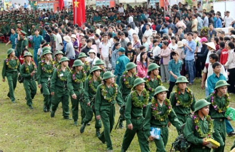 Chất lượng giao quân ngày càng cao