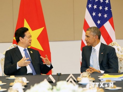 Thủ tướng Nguyễn Tấn Dũng gặp chính thức Tổng thống Obama